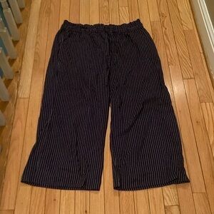 2/$4 Black Striped Pants